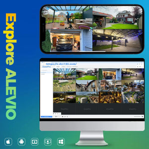 ALEVIO Solar Outdoor Camera - 2.5K Video, AI Detection And Color Night Vision - stepyours.com