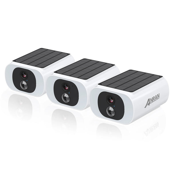 ANRAN Wireless Battery Solar Security Camera Floodlight Color Night Vision - stepyours.com