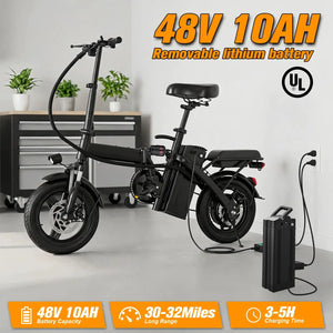 Smooth Ride Folding Electric Bike — product view 3