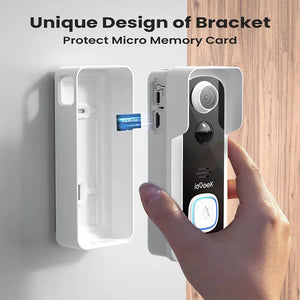 ieGeek Video Doorbell Wireless with Chime 2K HD Doorbell Camera, Smart Home Security Door Bell Voice Message and Changer by stepyours.com