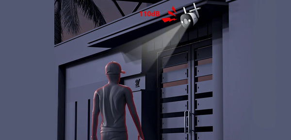 Imou Bullet 2E 5MP Color Night Vision Spotlight Outdoor Camera With Human Detect - stepyours.com