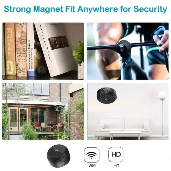 A9 HD WiFi Smart Monitor Indoor Security Camera - 720p Real Time View.Add Hooks - stepyours.com