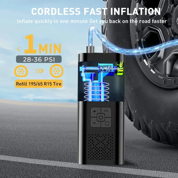 Tire Inflator - Cordless With Digital Gauge — product view 2