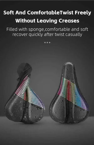 Comfort Gel Bicycle Seat Cover Memory Foam Bike Accessory