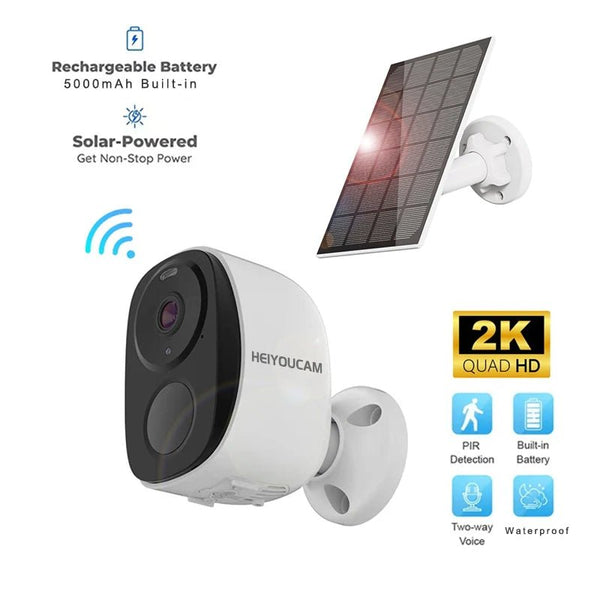 HEIYOUCAM BW4 Wireless Outdoor Security Camera - 2K 3MP Battery 2 Way Audio - stepyours.com