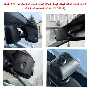 Plug and Play 4K Car Dash Cam for Audi A3 A4 A5 A6 A7 A8 Q3 Q5 Q7 TT 2016 - 2023 - stepyours.com