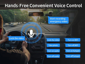 1440P KAWA D6 Car Dash Cam With WiFi App Voice Control WDR Night Vision - stepyours.com