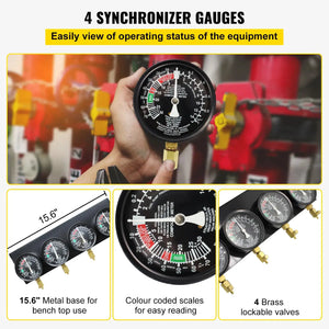 Motorcycle Carb Sync Tool Gauge Kit — product image 3