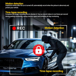 4 Channel WiFi Dash Cam 1080P Front Rear Left Right Night Vision Loop Recording - stepyours.com