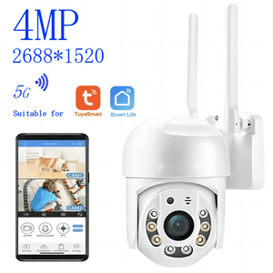 Tuya 4MP PTZ Outdoor WiFi Security Camera - IP66 Weatherproof AI Tracking - stepyours.com