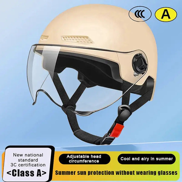 Cartoon Half Helmet With Goggles — product view 18