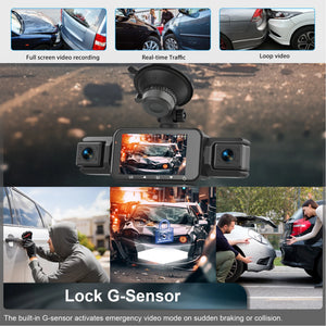 4 Channel Dashcam for Cars WiFi FHD 1080P Night Vision Loop Recording Kit - stepyours.com