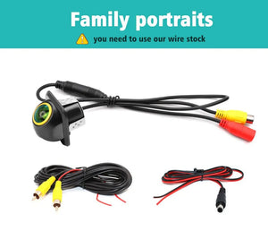 Smartour 4K Fisheye Car Rear View Camera 180 Degree Night Vision Parking Helper - stepyours.com