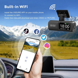 Soam Dash Cam 4K Plus Dual Channel GPS WiFi Front 4K Rear 1080p - stepyours.com