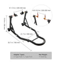 Heavy-Duty Motorcycle Fork & Wheel Stand Set — product image 8