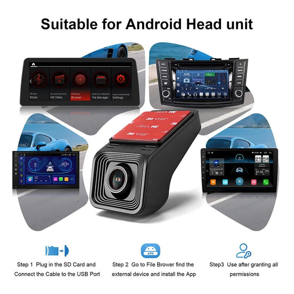 4K WiFi Car Dash Cam Dvr 24H Parking Monitor App Control Video Recorder - stepyours.com