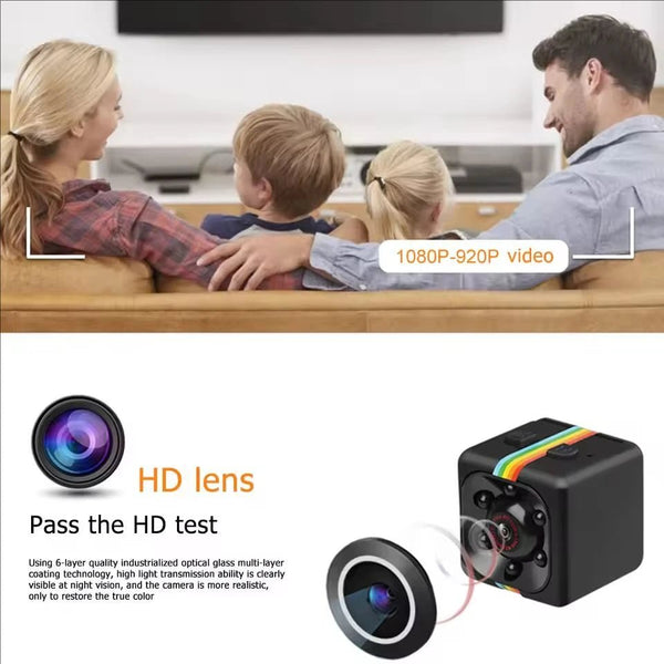 Mini Camera HD Portable Nanny Cam - 1080P Covert Indoor Surveillance - stepyours.com