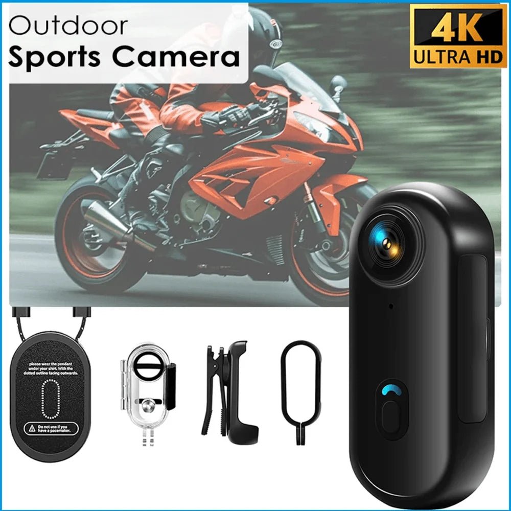 4K Motorcycle Action Camera Lightweight POV Cam For Bicycle Vlog - stepyours.com