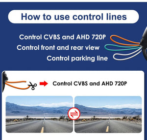 SMARTOUR AHD 1080P Reversing Camera Night Vision CVBS 6M Cable - stepyours.com