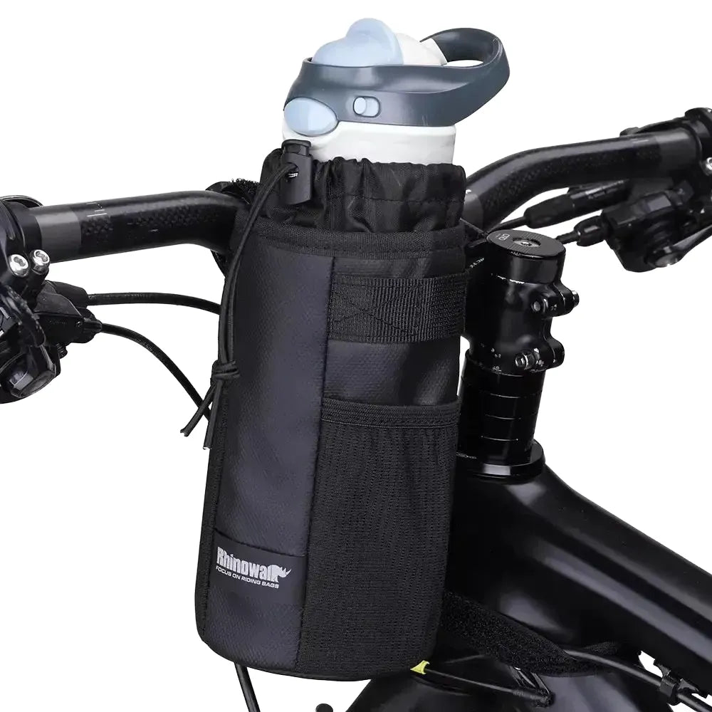 Rhinowalk Bicycle Bag Bike Bottle Holder Cycling Water Bottle Carrier Pouch MTB Bike Insulated Kettle Handlebar Bag Accessories