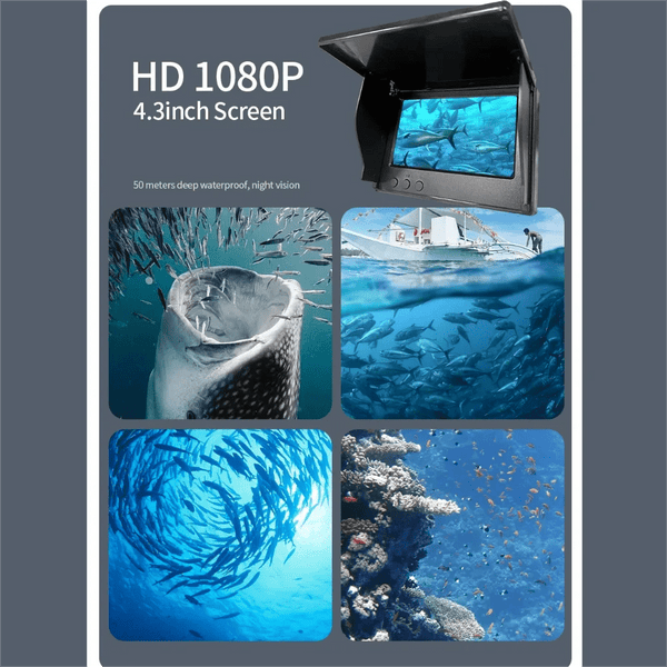 Heerak Handheld Depth Finder Underwater Camera With Night Vision For Anglers - stepyours.com