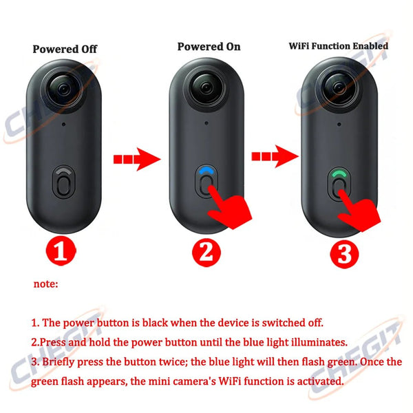 4K WiFi POV Mini Action Camera Magnetic Pocket Vlog Cam Helmet Mount for Bike - stepyours.com
