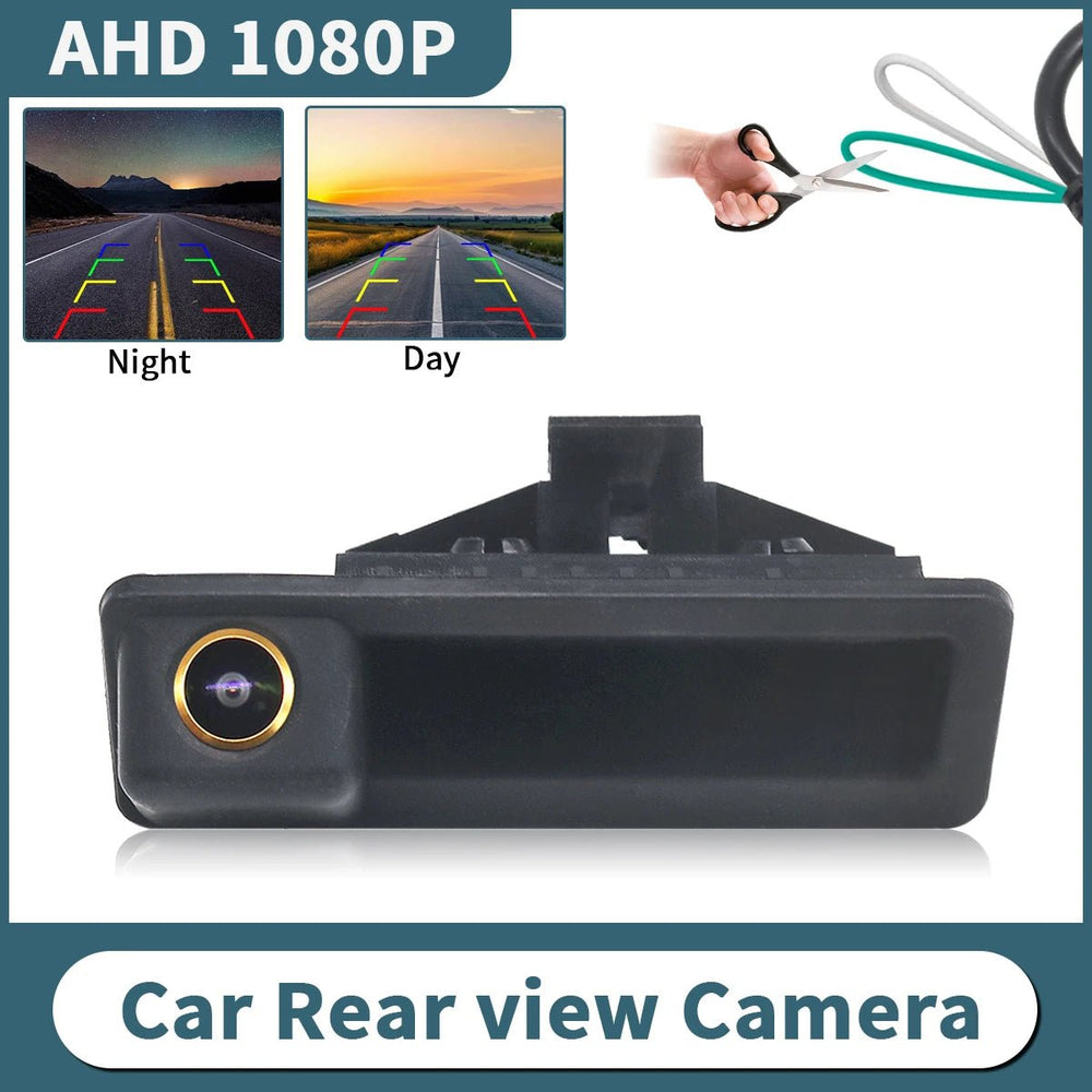 AHD 1080P 170 Rear View Camera Trunk Handle For BMW 3 5 Series X5 X6 Waterproof - stepyours.com