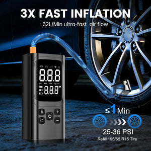 Compact PSI Tire Inflator Pump — product view 3