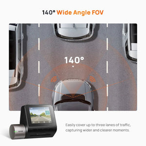 70Mai A510 Dash Cam 1944P HDR GPS ADAS 4G Front And Rear Car DVR - stepyours.com
