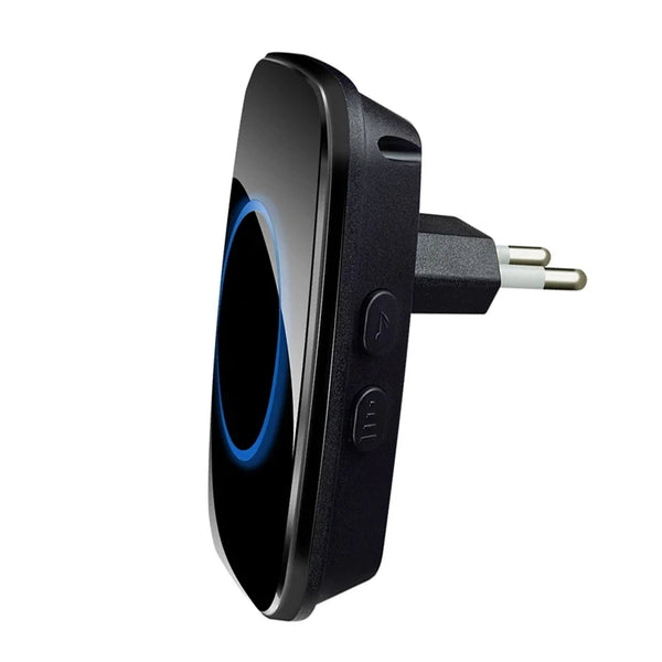 EU Plug Wireless Doorbell 300M Remote Control Waterproof 433 Frequency Through Wall Signal Alarm Ambulance Smart Doorbell by stepyours.com