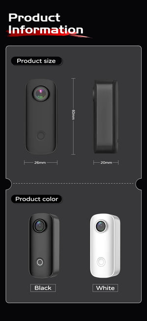 SJCAM C100 Plus Action Camera 4K30FPS 12MP Waterproof 30M WiFi - stepyours.com