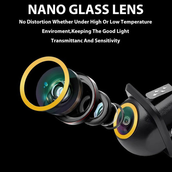 Car Front Rear Side View Camera 170 Degree Fisheye Night Vision Waterproof - stepyours.com
