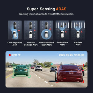 70mai 4K Dash Cam A800SE GPS ADAS Voice Control Ultra HD WiFi 6 - stepyours.com