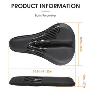 Gel Padded Bike Seat Cover Waterproof Cushion