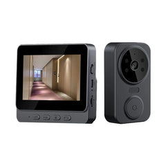 4.3'' IPS Screen 2.4G Wireless Visual Intercom Doorbell with Screen Smart High-definition Video Monitoring Two-Way Intercom by stepyours.com