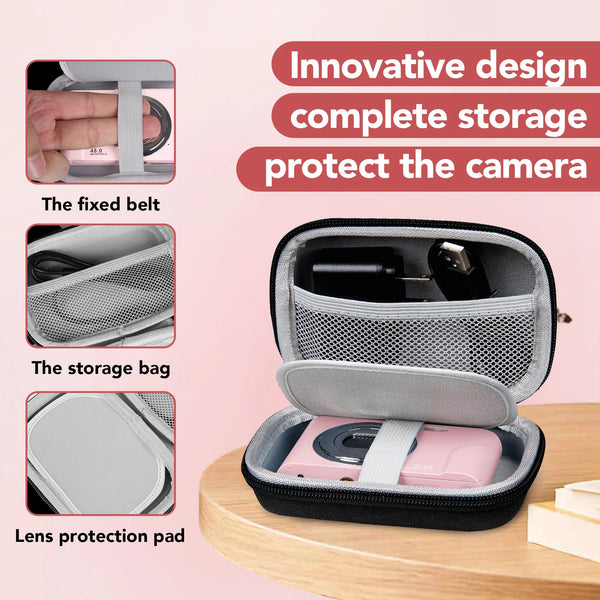 HD 1080P Kids Beginner Camera LCD 16X Zoom Compact Rechargeable - stepyours.com