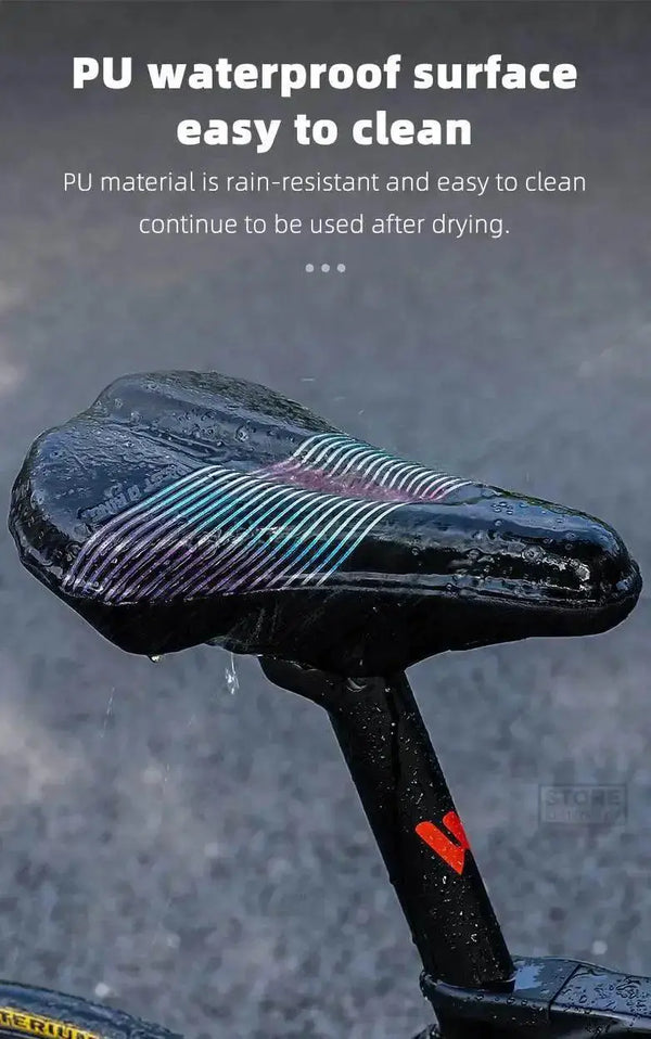 Comfort Gel Bicycle Seat Cover Memory Foam Bike Accessory
