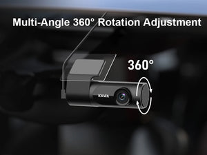 1440P KAWA D6 Car Dash Cam With WiFi App Voice Control WDR Night Vision - stepyours.com