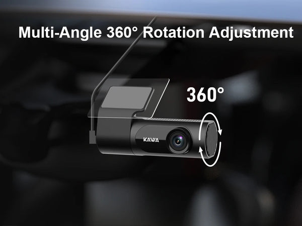 1440P KAWA D6 Car Dash Cam With WiFi App Voice Control WDR Night Vision - stepyours.com