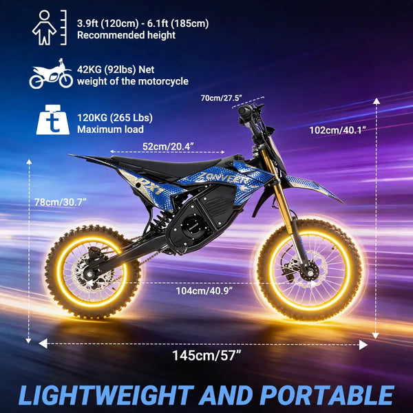 Zonveer Electric Dirt Bike for Custom Setups — product view 8