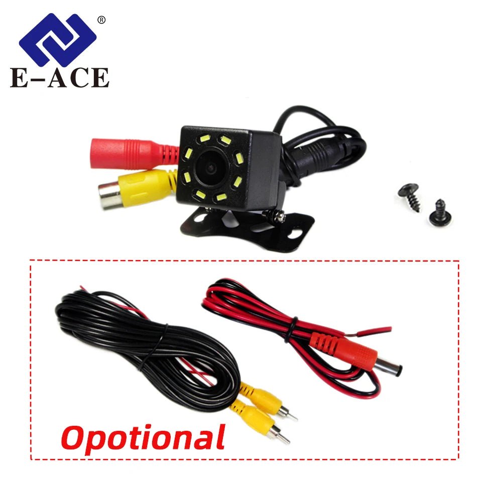 Car Rear View Camera With 4 8 12 LED Night Vision Display For Parking Reversing - stepyours.com