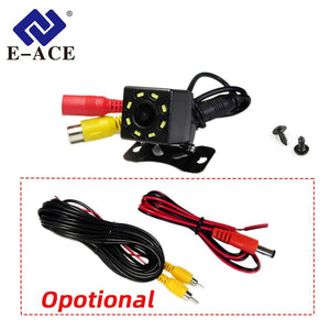 Car Rear View Camera With 4 8 12 LED Night Vision Display For Parking Reversing - stepyours.com