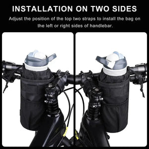 Rhinowalk Bike Bottle Holder Cycling Water Bottle Carrier Pouch Insulated Kettle MTB Road Bicycle Handlebar Bag Accessories