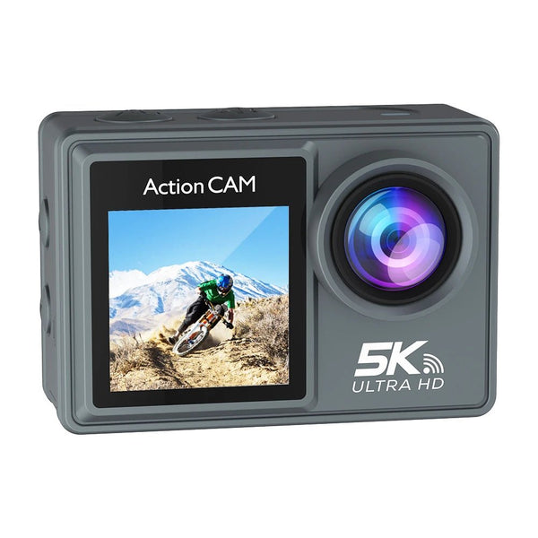 Adventure Ready Action Camera 5K 4K60FPS Dual IPS Touch LCD Waterproof 30M - stepyours.com