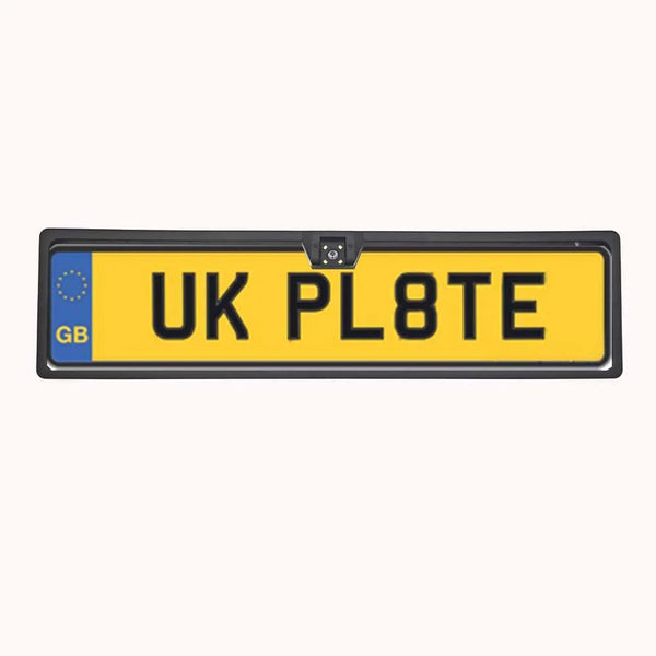 4 8 12 LED European License Plate Rearview Camera Frame Night Vision For Truck - stepyours.com