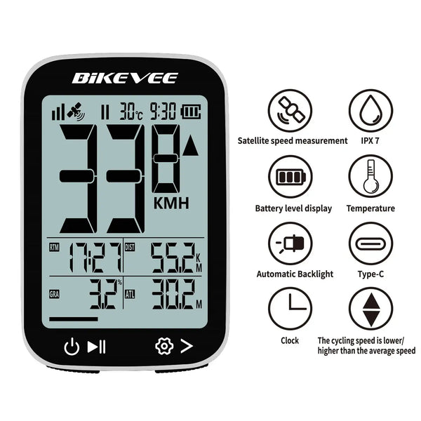 Wireless Bike Computer Speedometer — product view 2