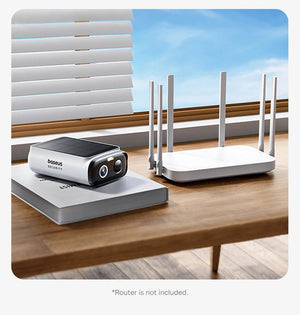 Baseus S1 Lite Solar Security Camera - 2K Wireless Outdoor With 135 Degree FOV - stepyours.com