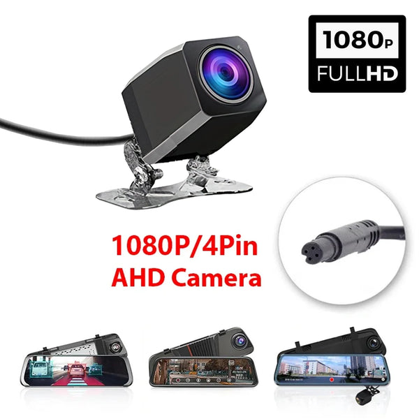 1080P AHD Car Rear View Camera For DVR Dashcam Waterproof 4 Pin 2.5mm Jack - stepyours.com