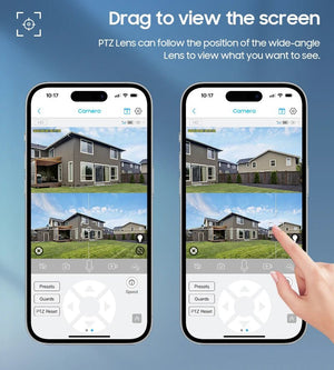 SHIWOJIA 4K 8MP Solar Camera With 4G SIM WiFi Color Night Vision PTZ Dual Lens - stepyours.com