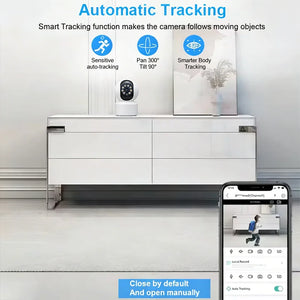KaiAqua Pet Camera - 360 Degree Pan And Tilt, 5G And 2.4GHz WiFi, Night Vision by stepyours.com
